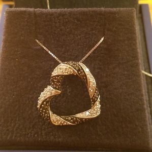 10k diamond necklace